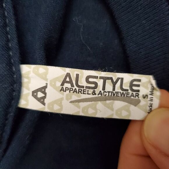 Aloha Festivals Short Sleeve Tee Shirt Navy Blue Size Small - Picture 3 of 7